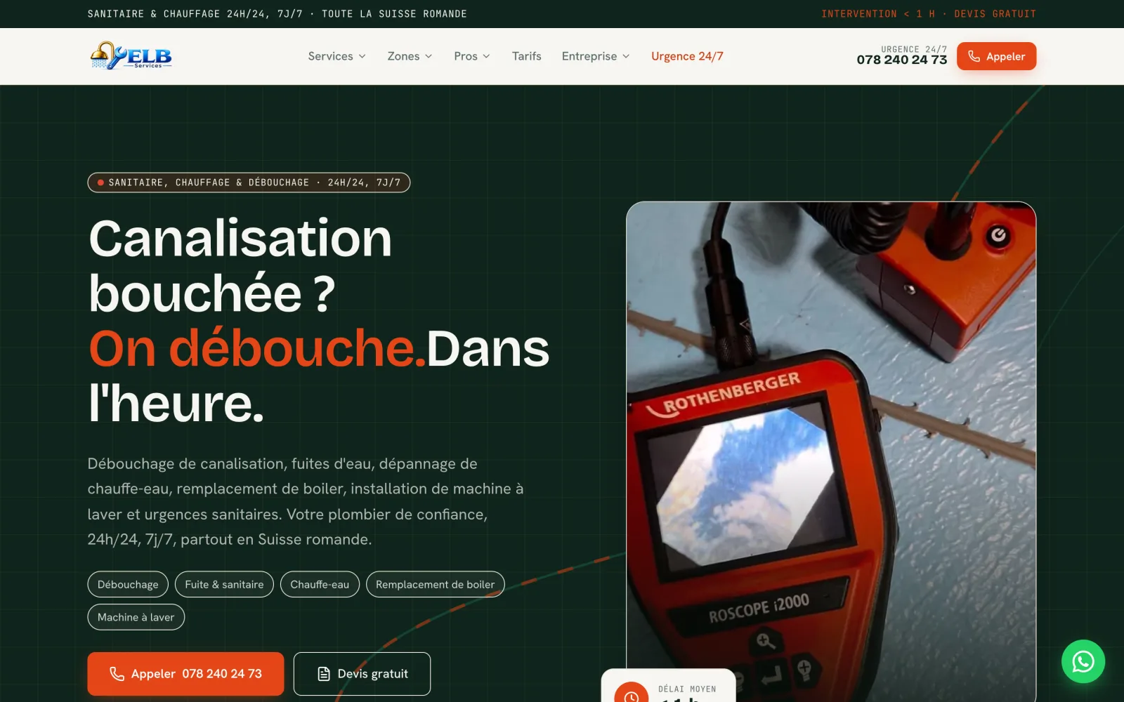 ELB Services — Développement Web