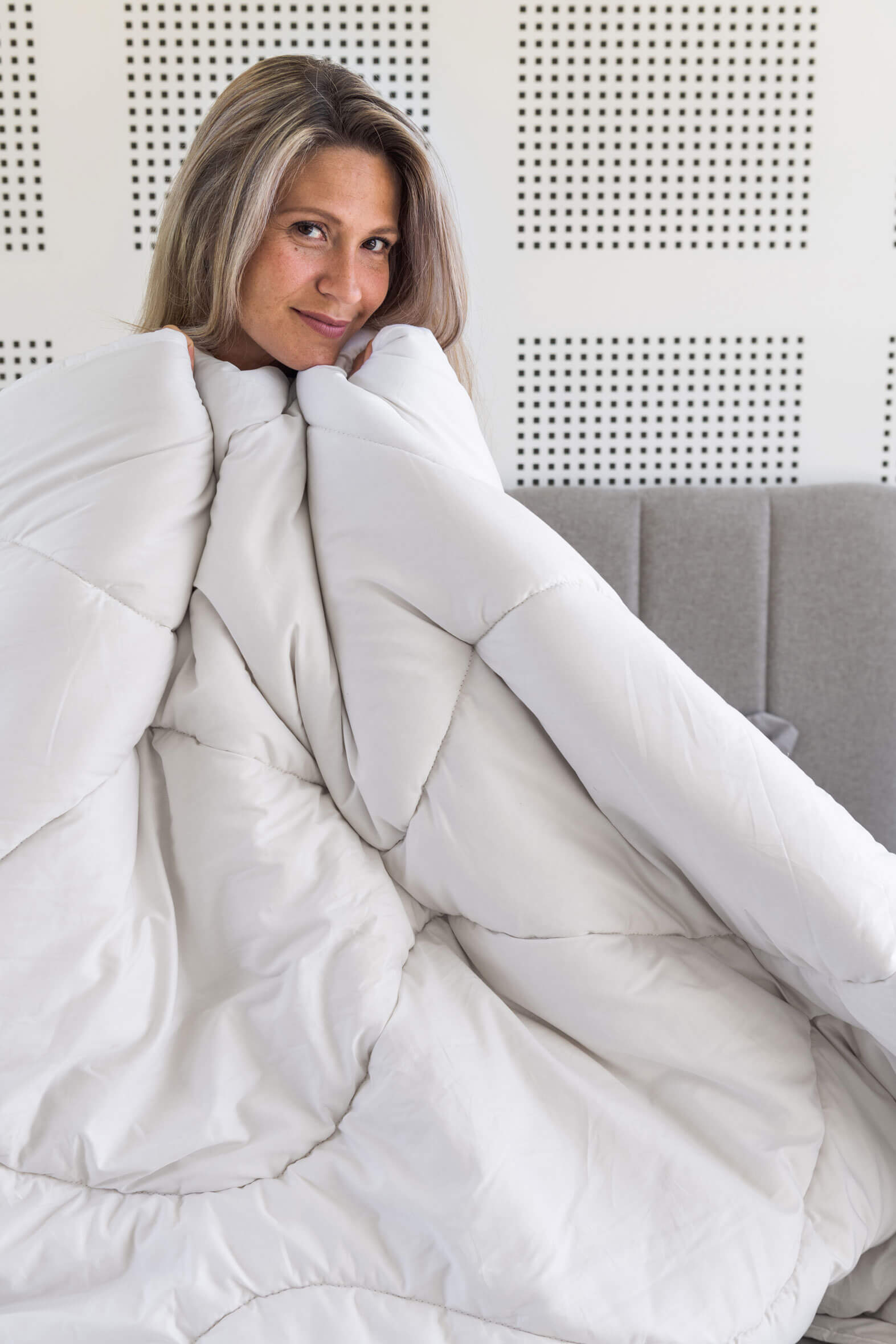 Couette HIVER 600g/m² - enveloppe coton bio - 140 x 200 HANA